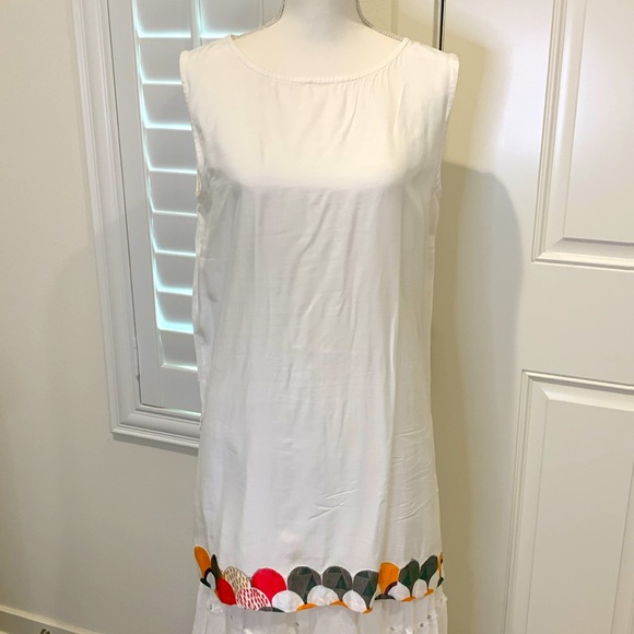 Almirah 3-piece sleeveless kameez/top kameez/dupatta viscose set bright print L - Picture 6 of 13